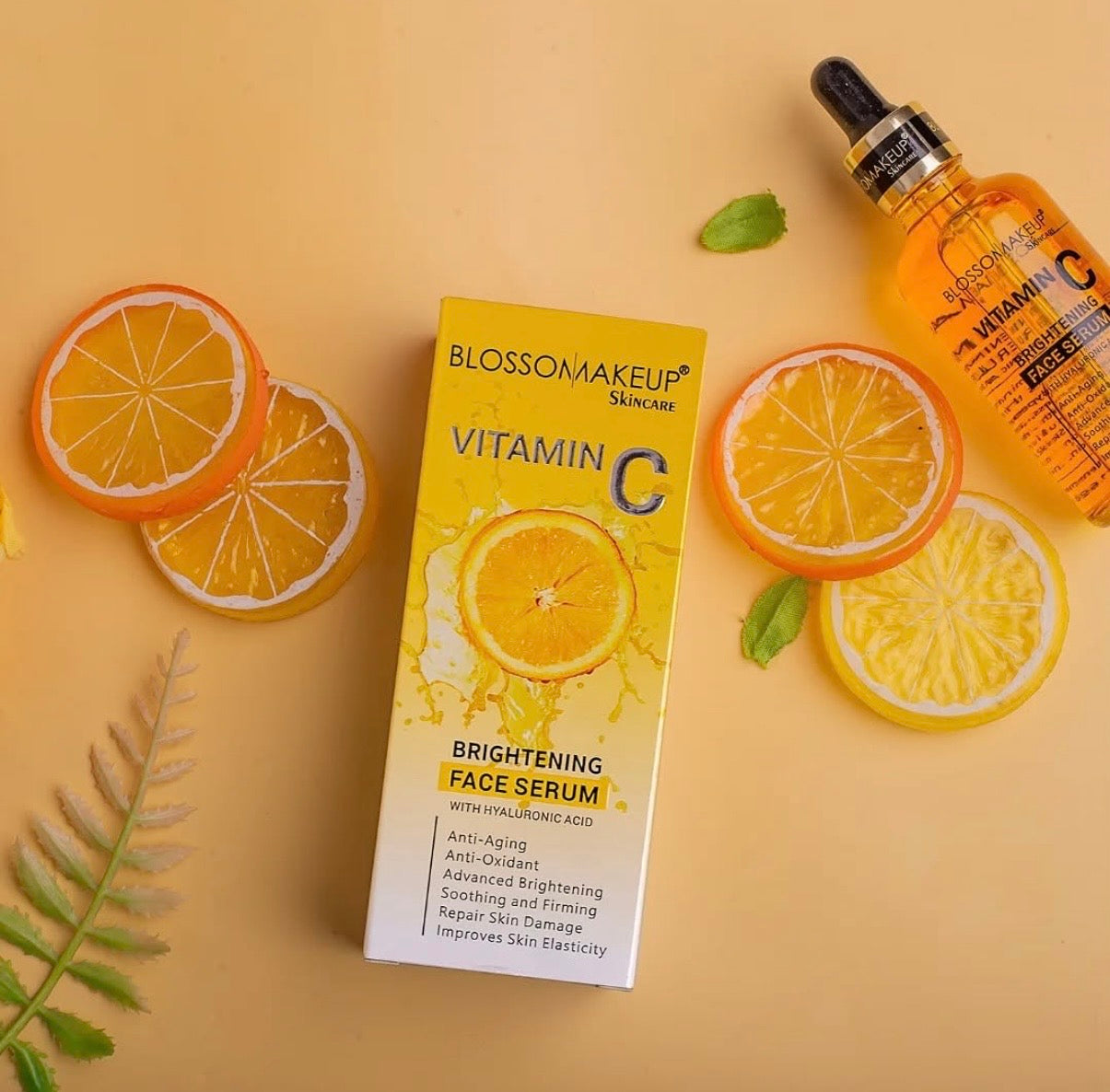 Sérum Visage Vitamine C Éclaircissant – Hydratation & Anti-Taches | Blossomakeup