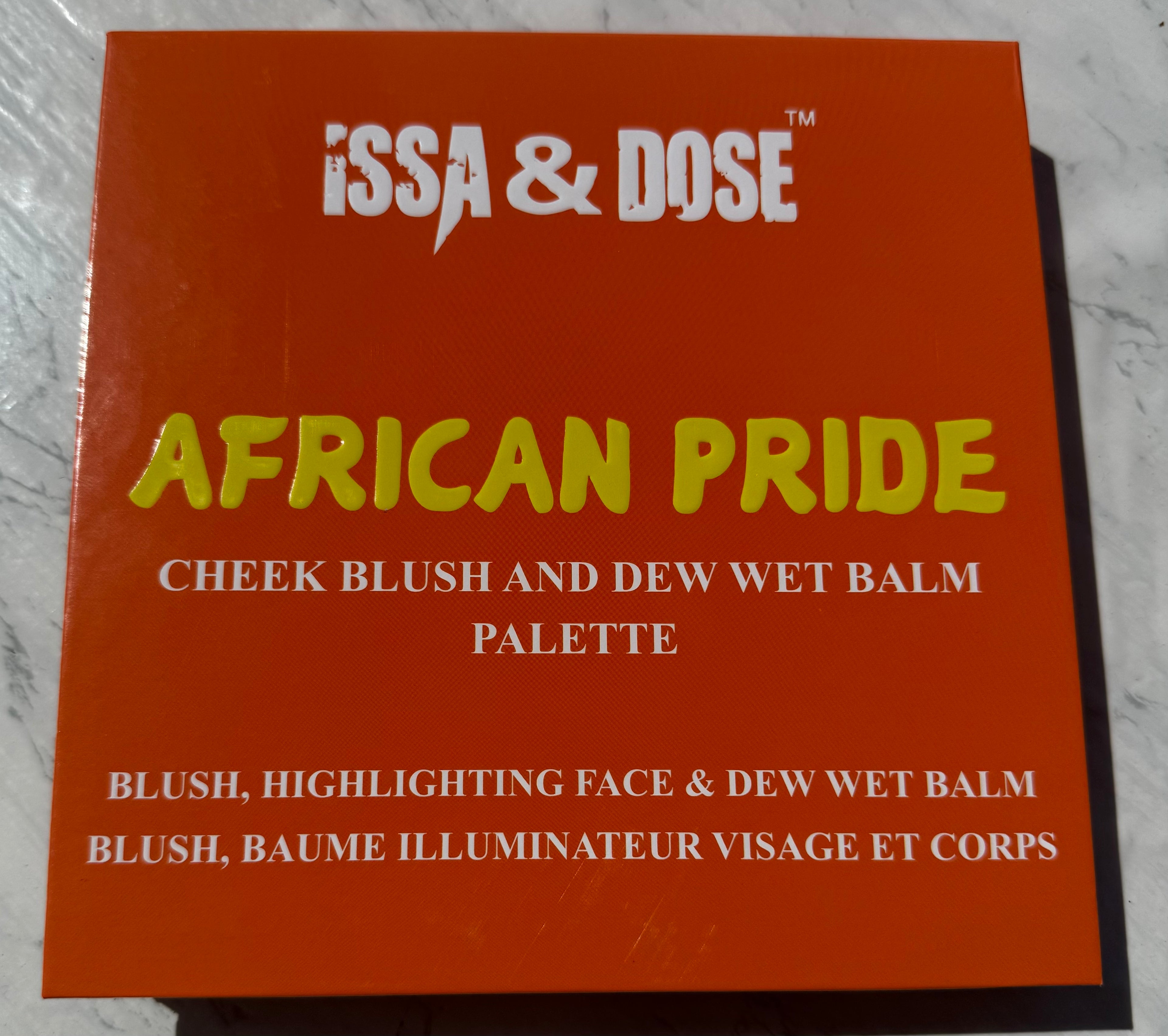African Pride Palette Blush & Baume Illuminateur