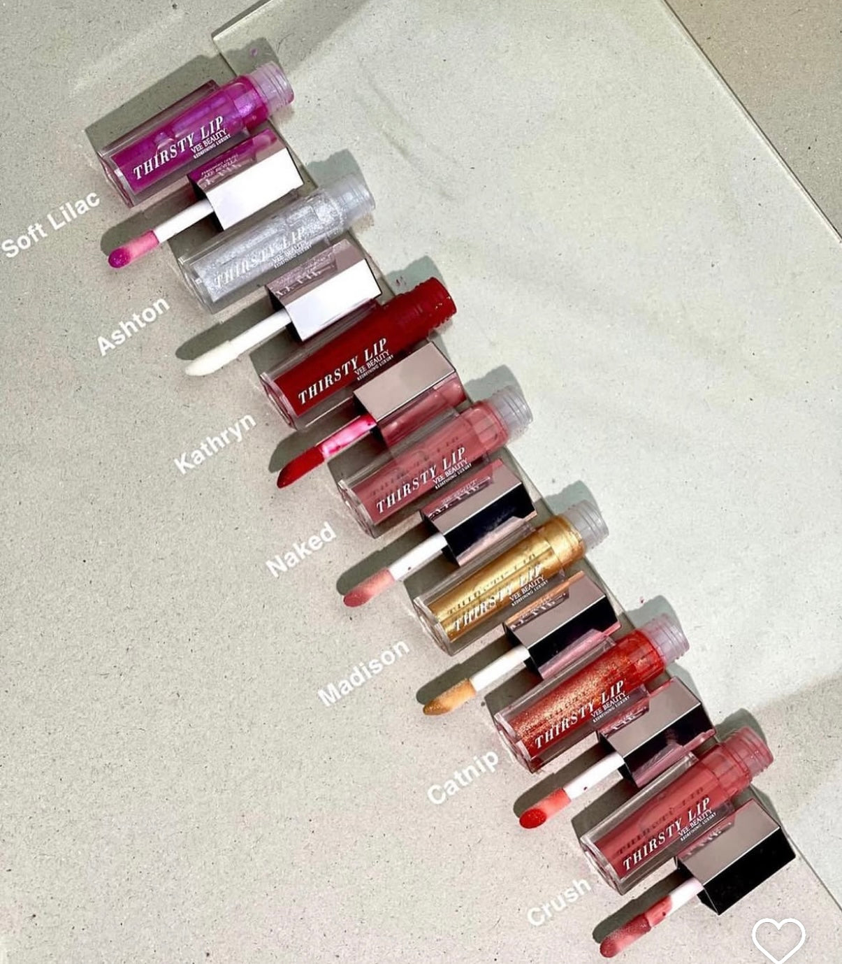Gloss brillant Thristy gloss Vee beauty