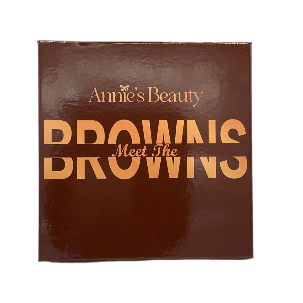 Palette de 9 fards à paupières - "Meet the Browns" Annie's Beauty