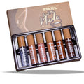 Palette de 6 gloss nudes – Teintes naturelles et brillantes de Zikel