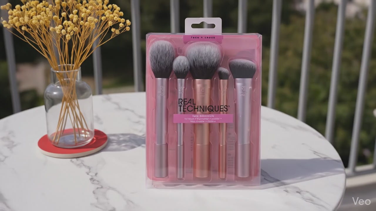 Kit pinceaux Face essentials - Real Techniques